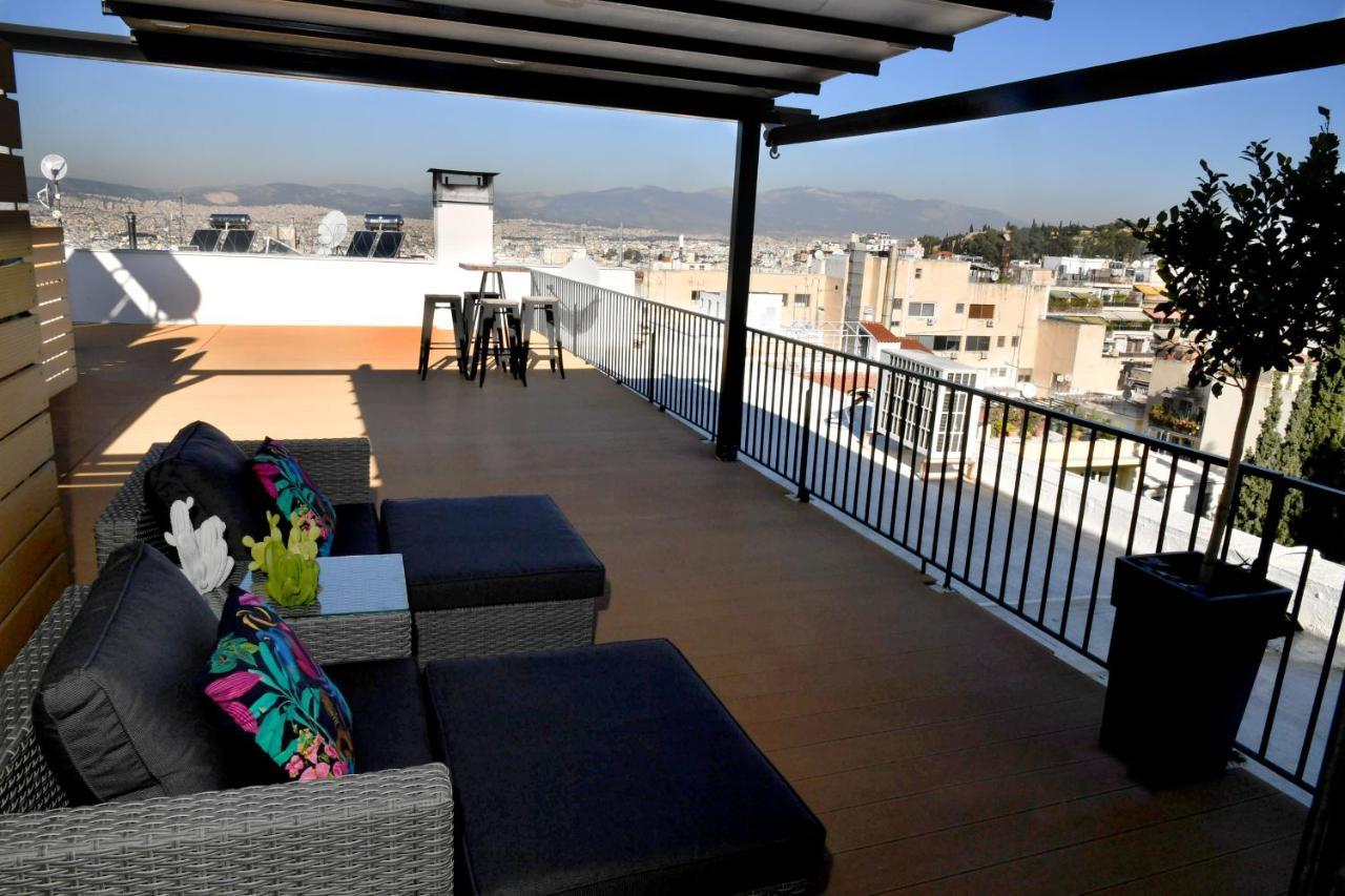 Luxurious Loft With Breathtaking Acropolis View Daire Atina Dış mekan fotoğraf